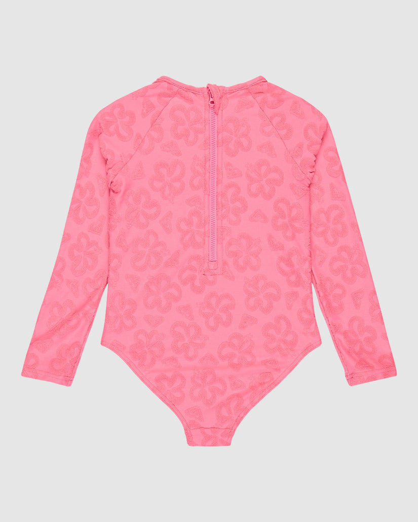 Tots Flip Flower Swim Onesie