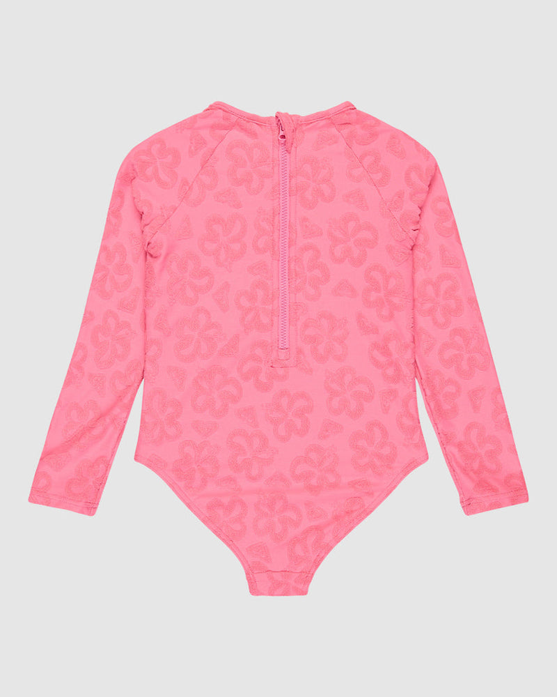 Tots Flip Flower Swim Onesie