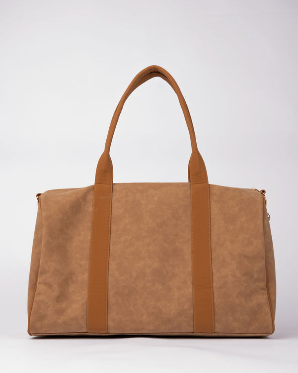 Aria Suede Weekender Bag