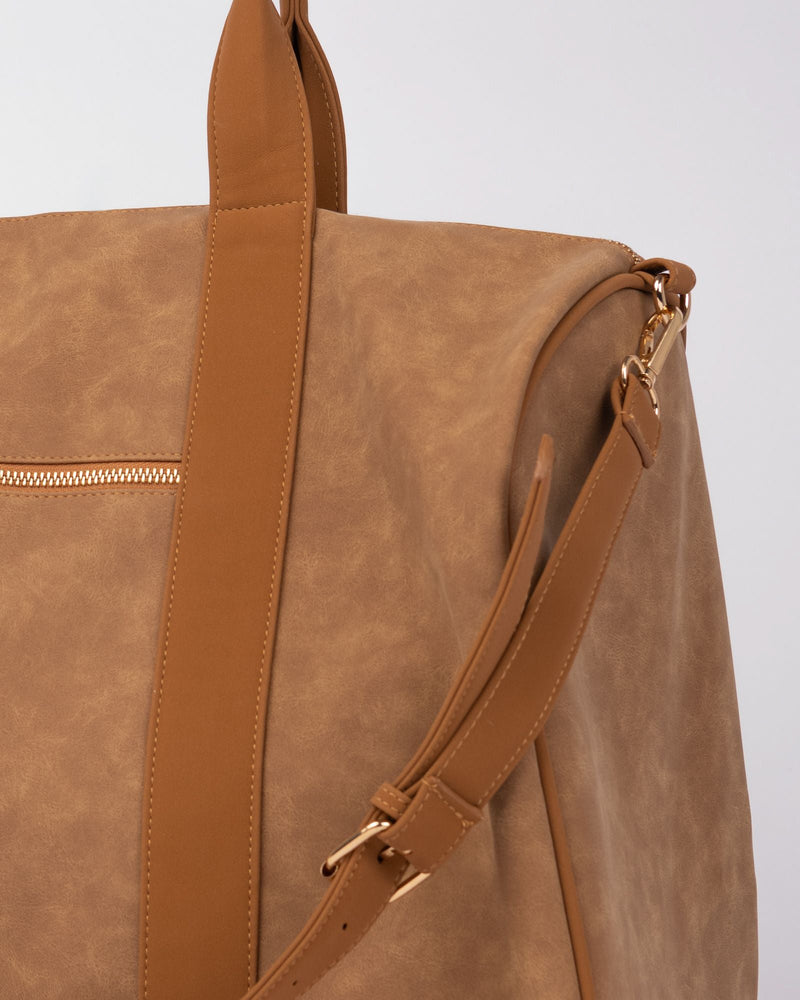 Aria Suede Weekender Bag