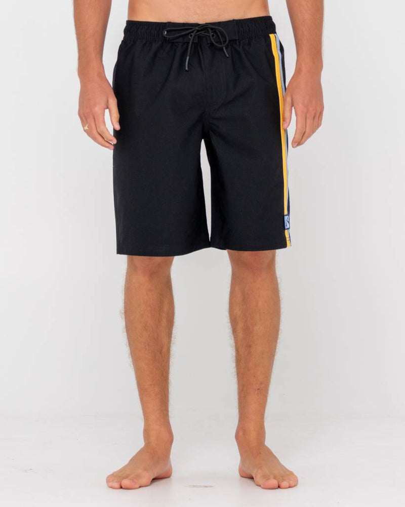 Burnt Rubber Elastic Boardshort