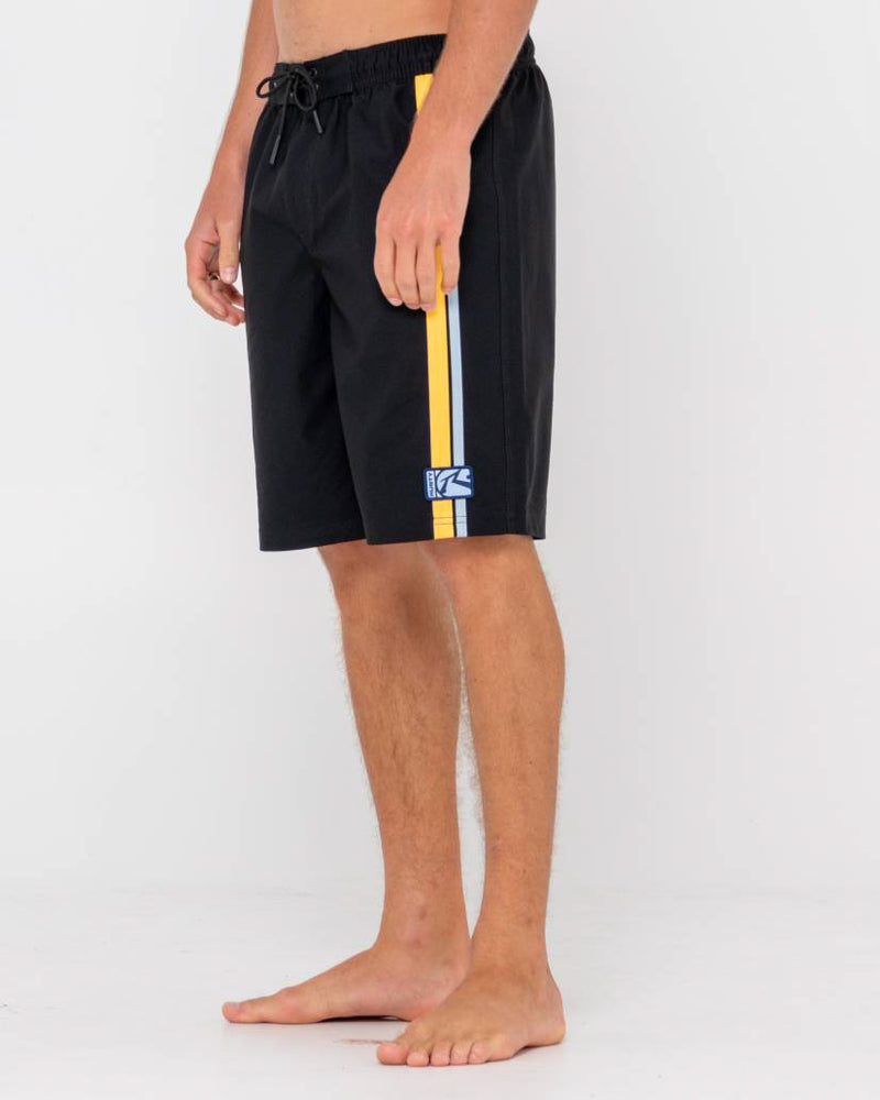 Burnt Rubber Elastic Boardshort