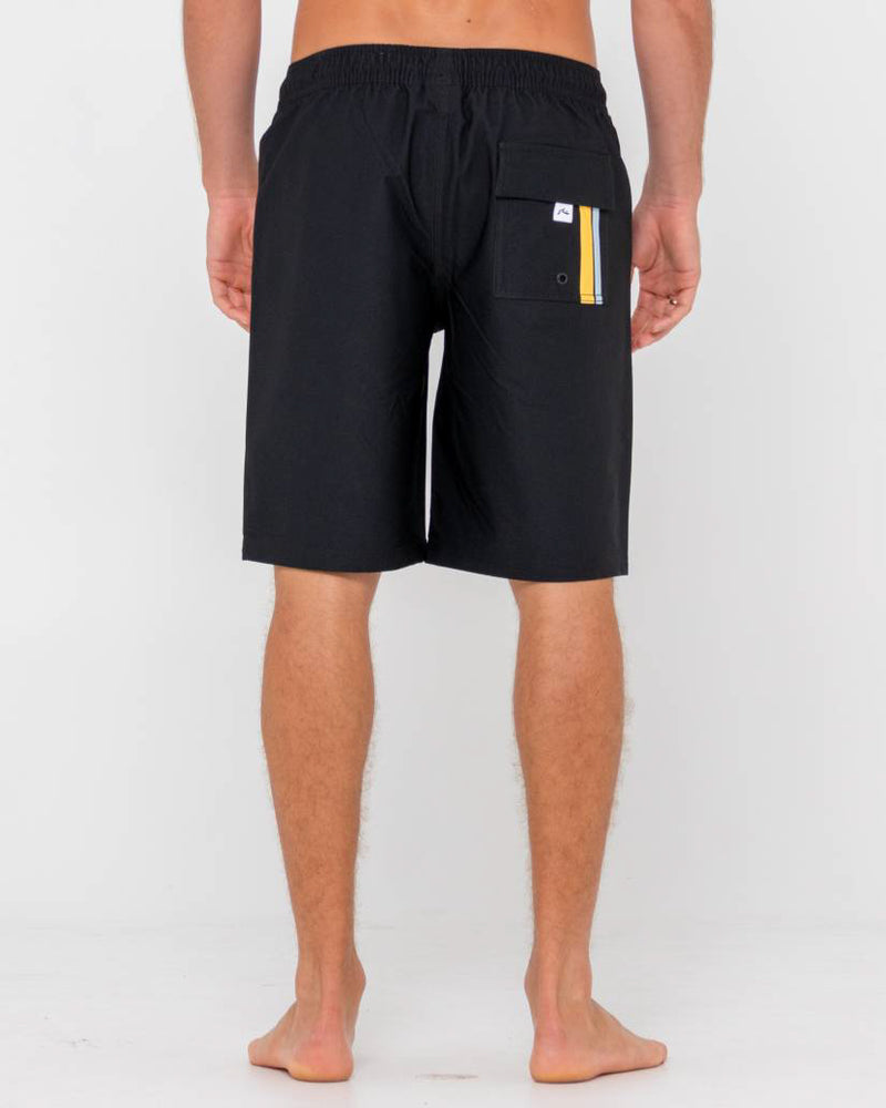 Burnt Rubber Elastic Boardshort