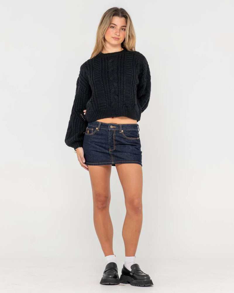 Folktale Crop Chunky Knit