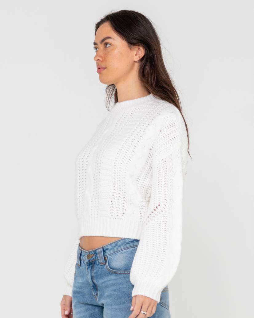 Folktale Crop Chunky Knit