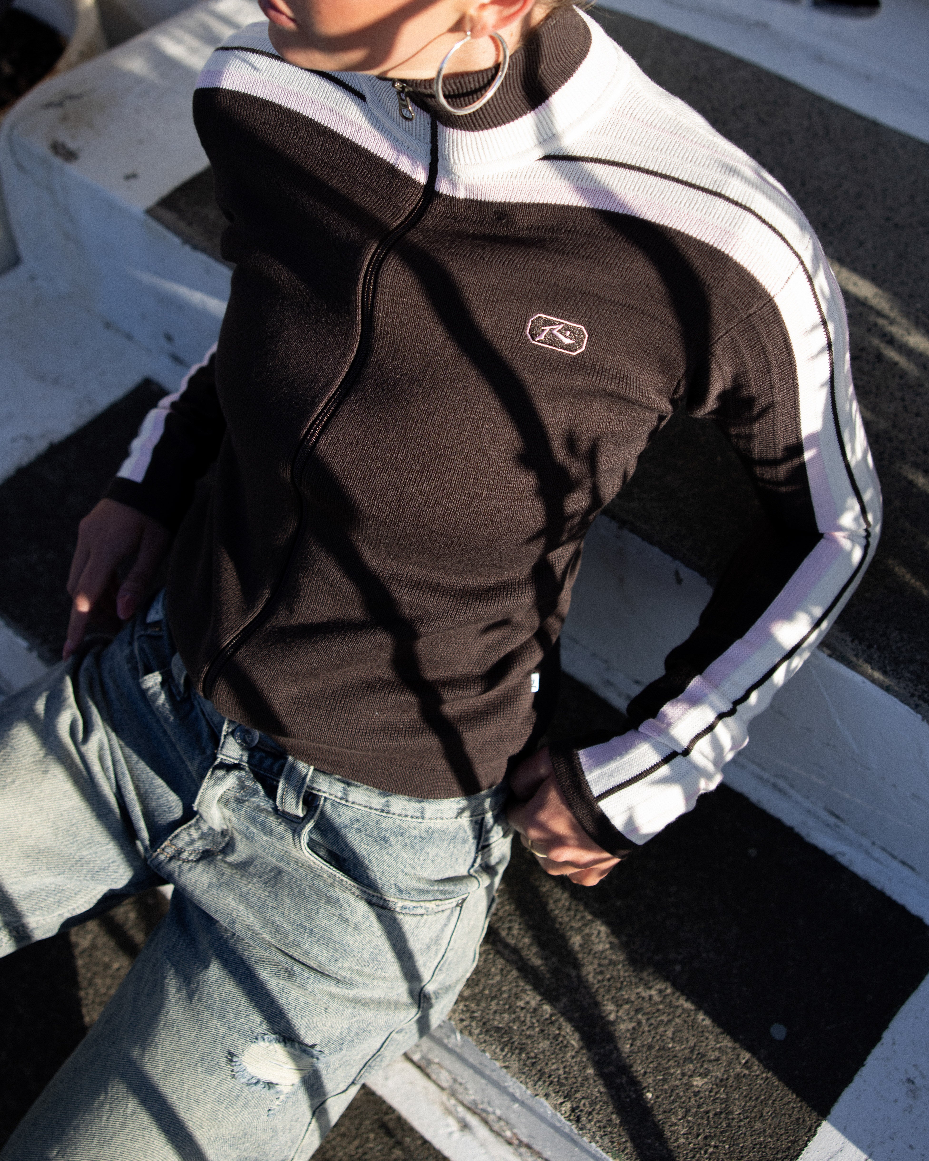 Daddy Gb Zip Through Knit