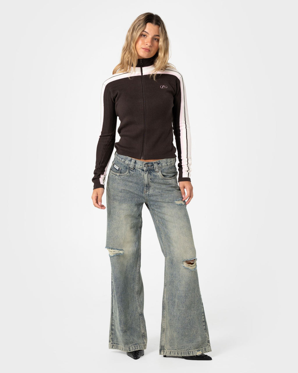 Daddy Gb Zip Through Knit