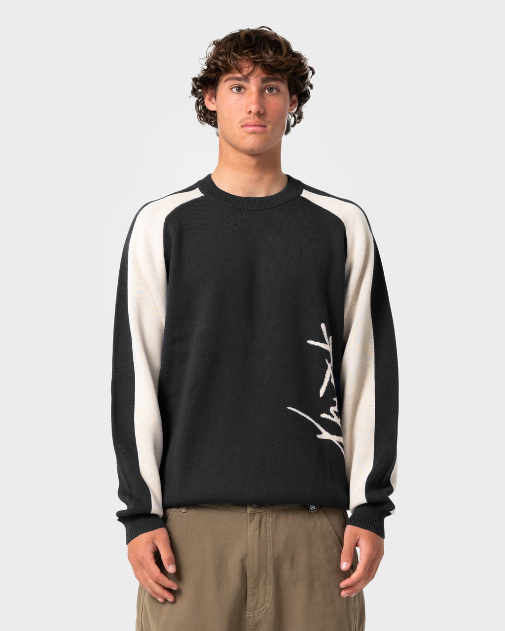 Roll Safe Boxy Knitted Crew