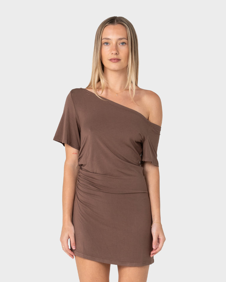 Sally Slouch Off Shoulder Dress