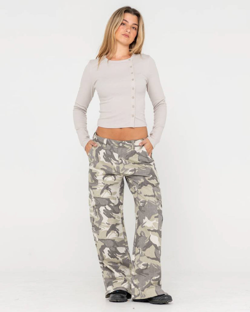 Button Up Long Sleeve Top