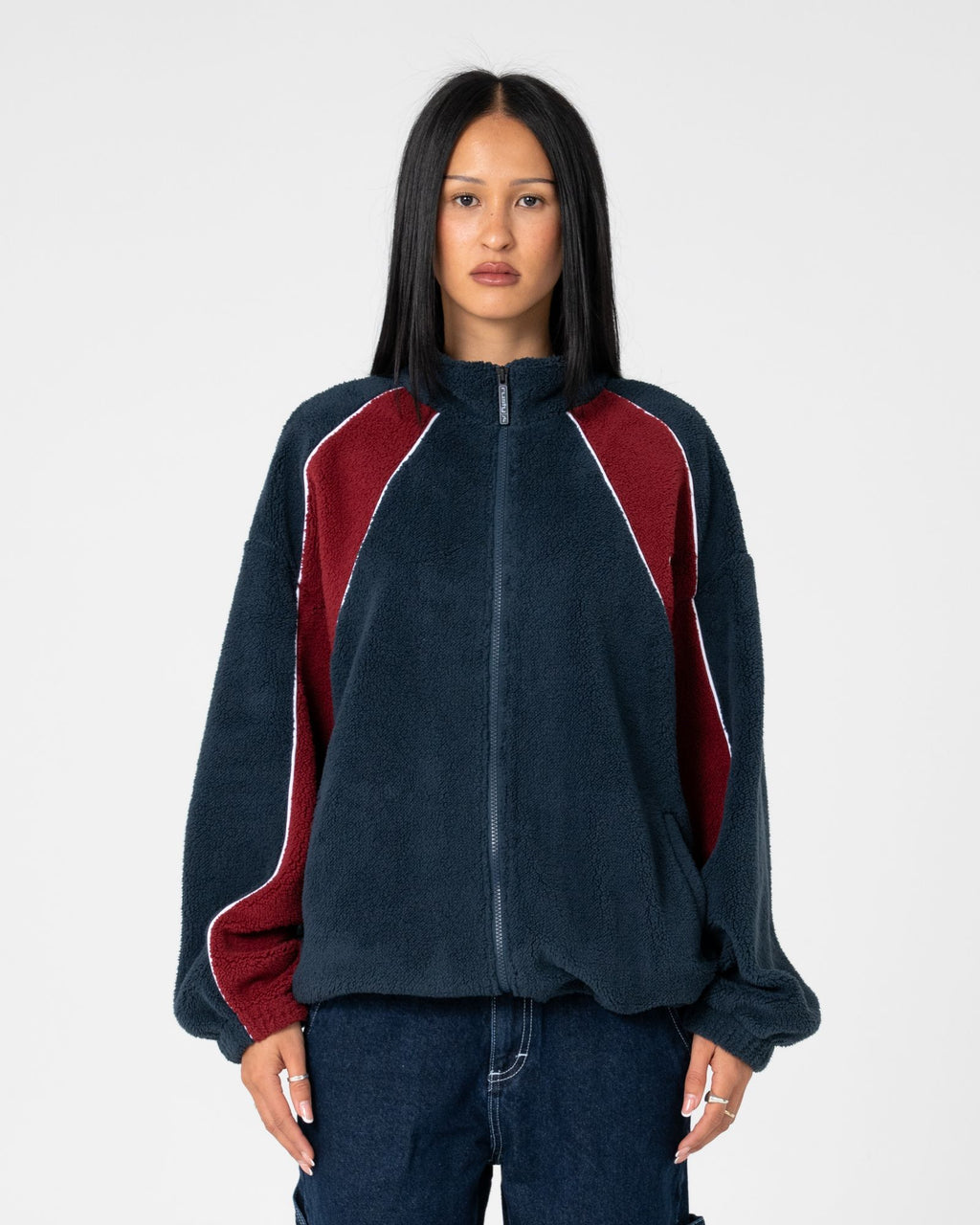 Two Tides Zip Through Sherpa Fleece