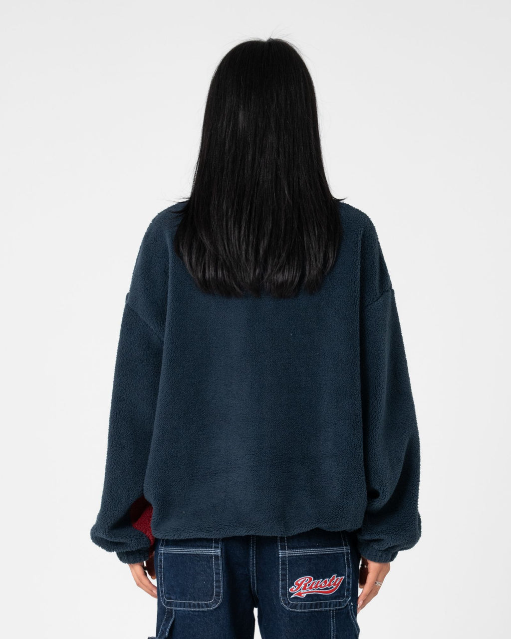 Two Tides Zip Through Sherpa Fleece