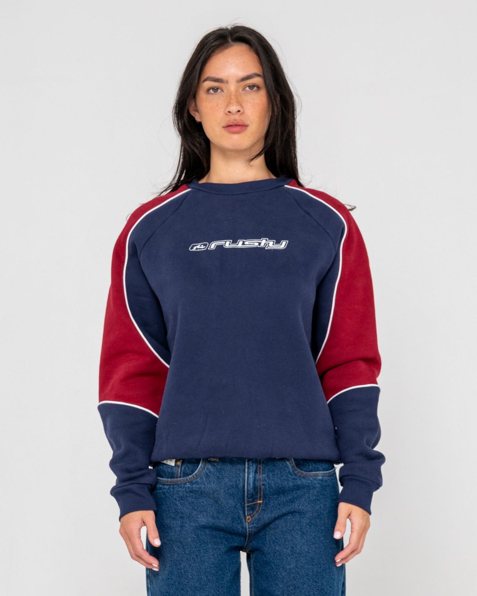 South Of The River Oversize Crew Fleece