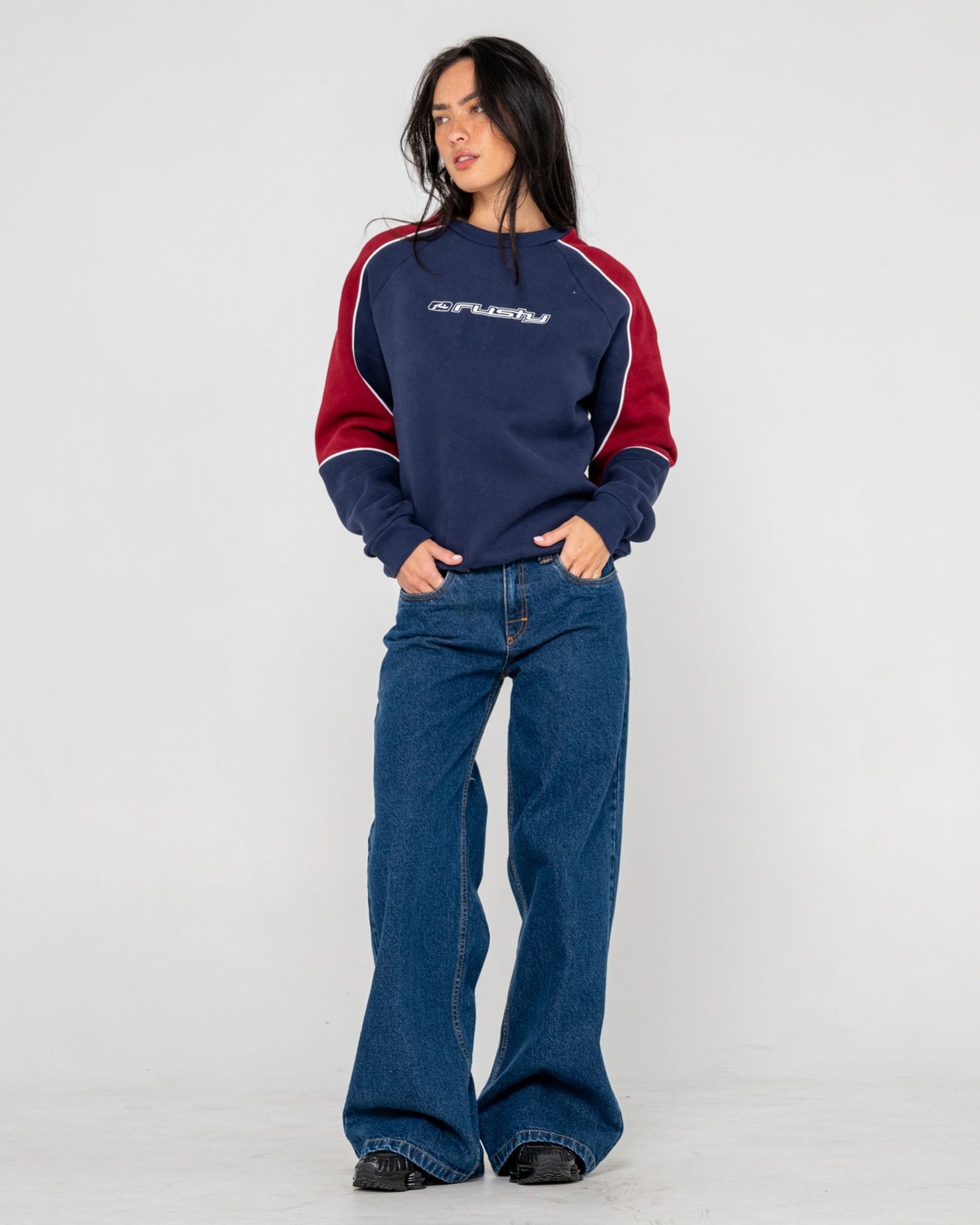 South Of The River Oversize Crew Fleece