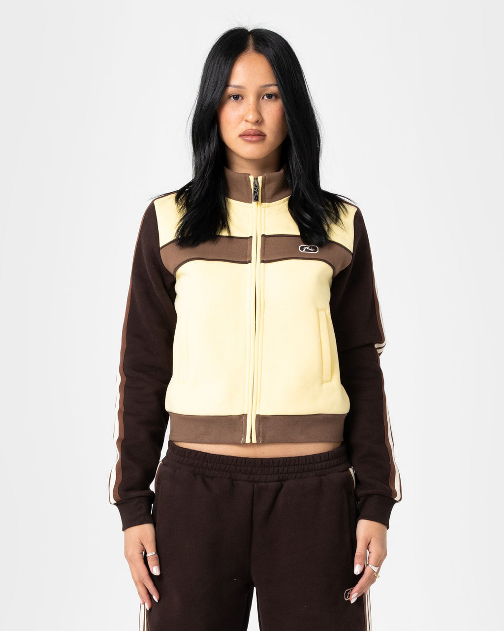 Toffee Zip Through Fleece