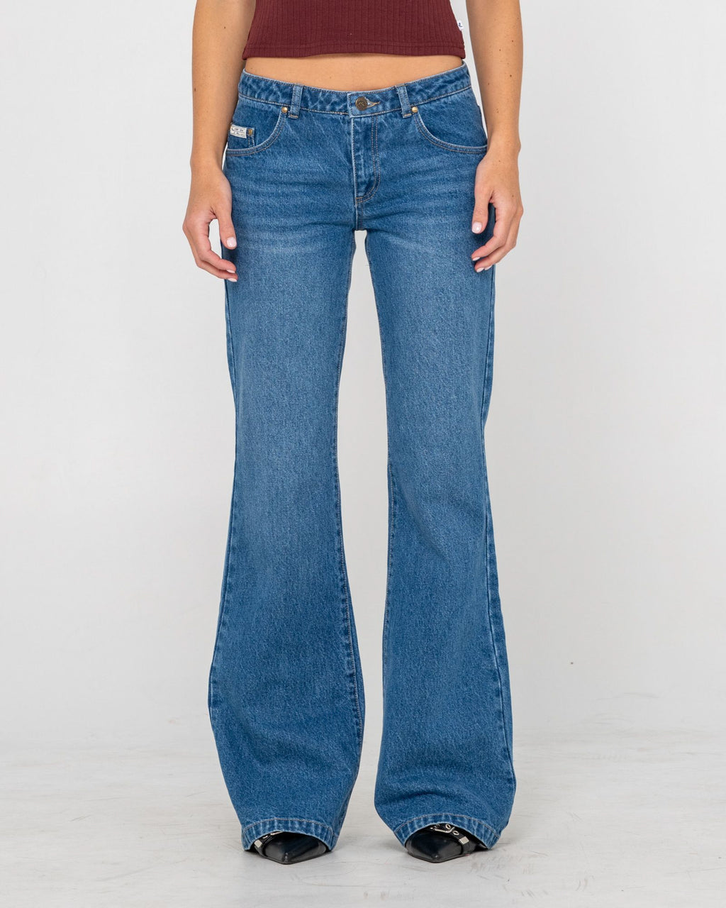 Freida Flare Low Rise Jeans