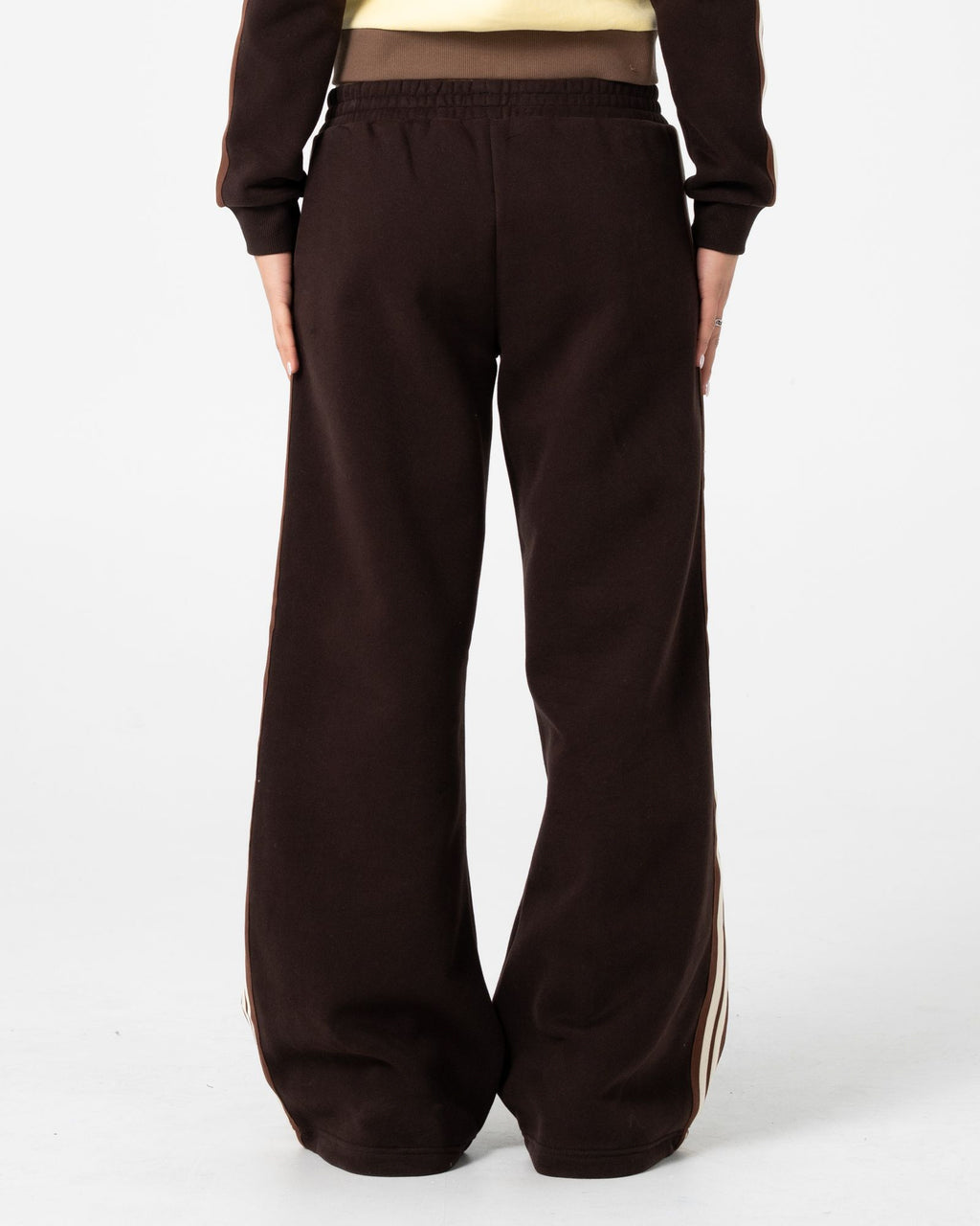 Toffee Wide Leg Fleece Pant