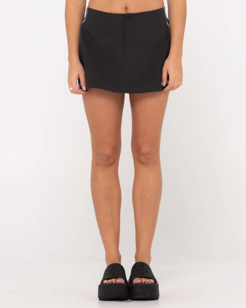 Lombardi Nylon Mini Skirt