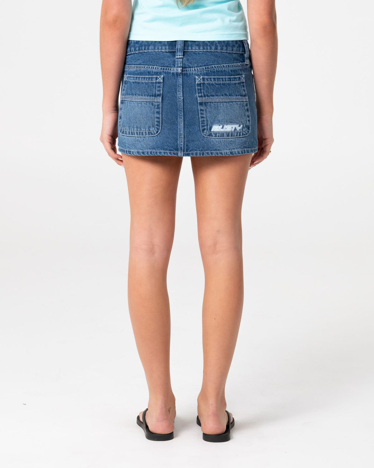 Flip Mommy Low Rise Mini Denim Skirt 2.0
