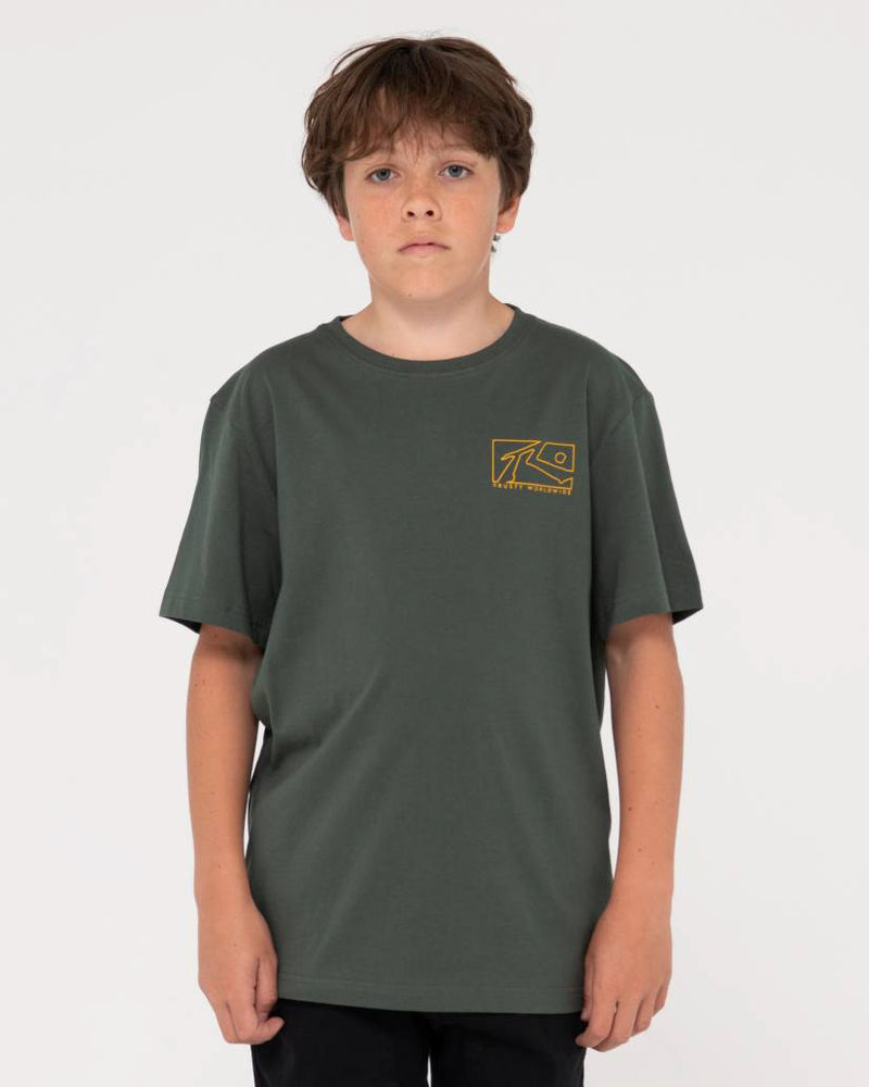 Boys Boxed Out Short Sleeve Tee