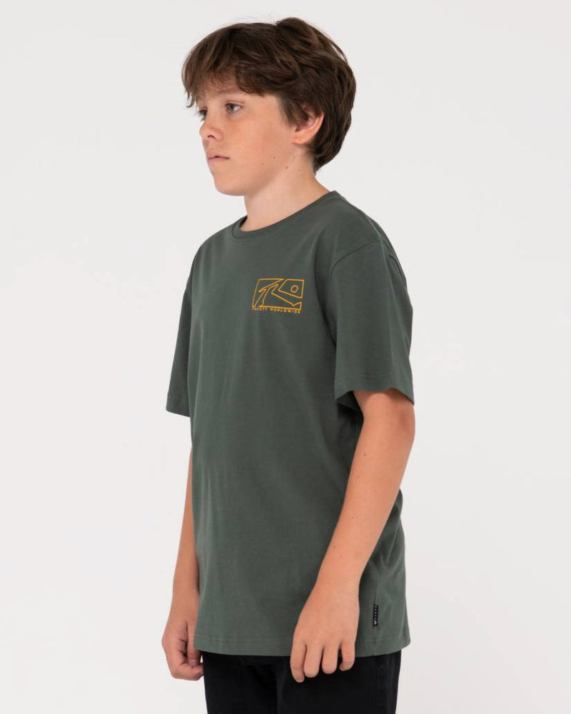 Boys Boxed Out Short Sleeve Tee