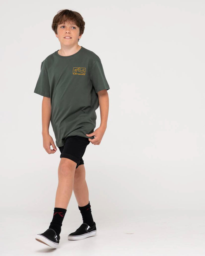 Boys Boxed Out Short Sleeve Tee