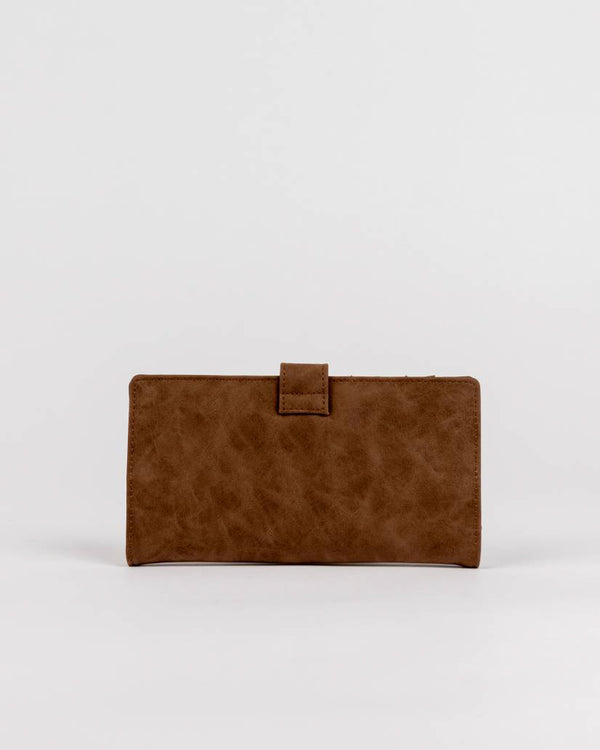 Bobbi Suede Flap Wallet