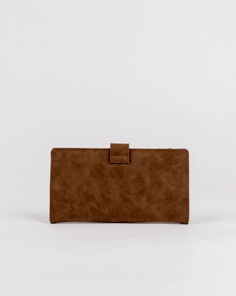 Bobbi Suede Flap Wallet