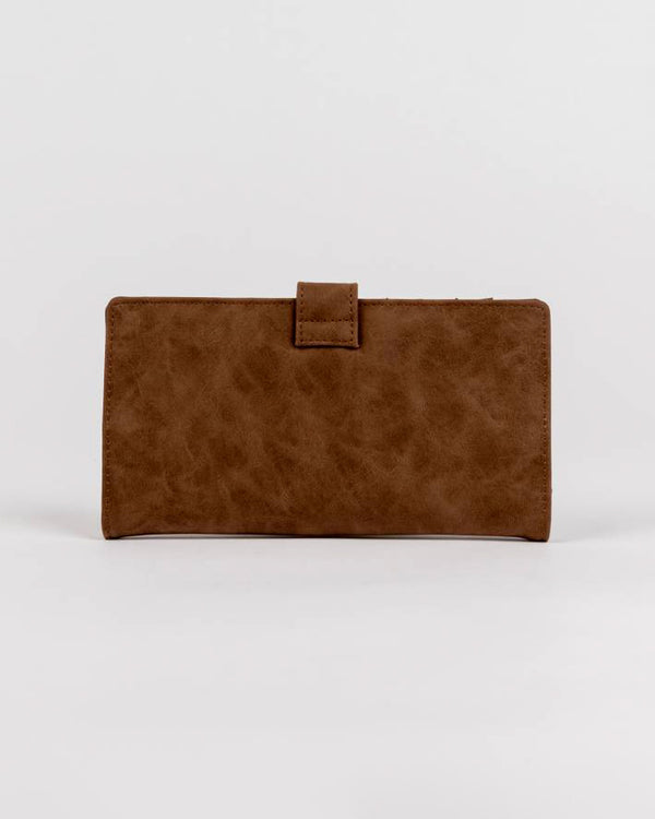 Bobbi Suede Flap Wallet