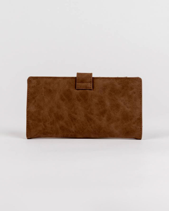 Bobbi Suede Flap Wallet