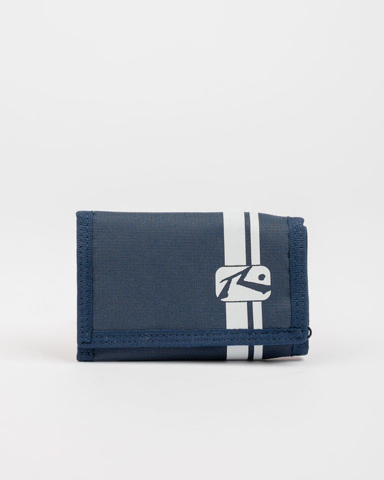 White Lines Tri-Fold Wallet