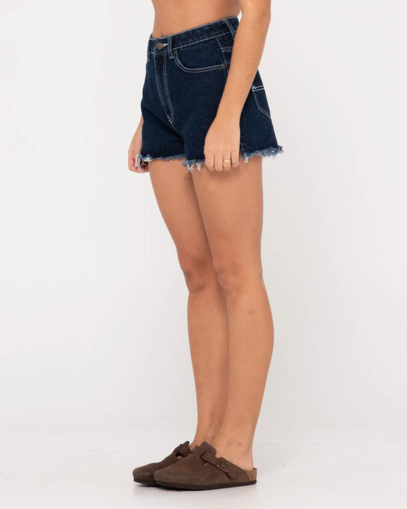 Penny Kick Flare Denim Short