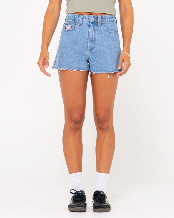 Penny Kick Flare Denim Short