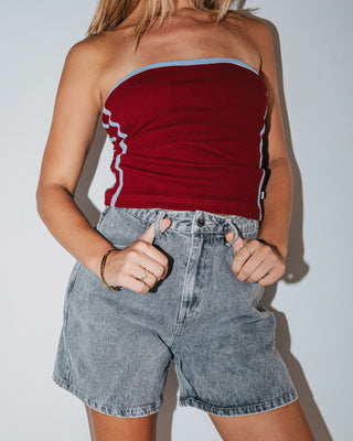 Cyprus High Denim Short