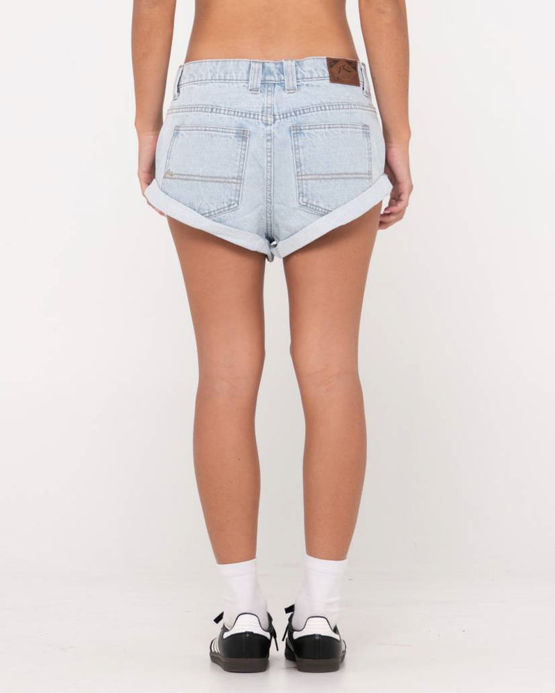 Pheonix Low Rise Denim Mini Short