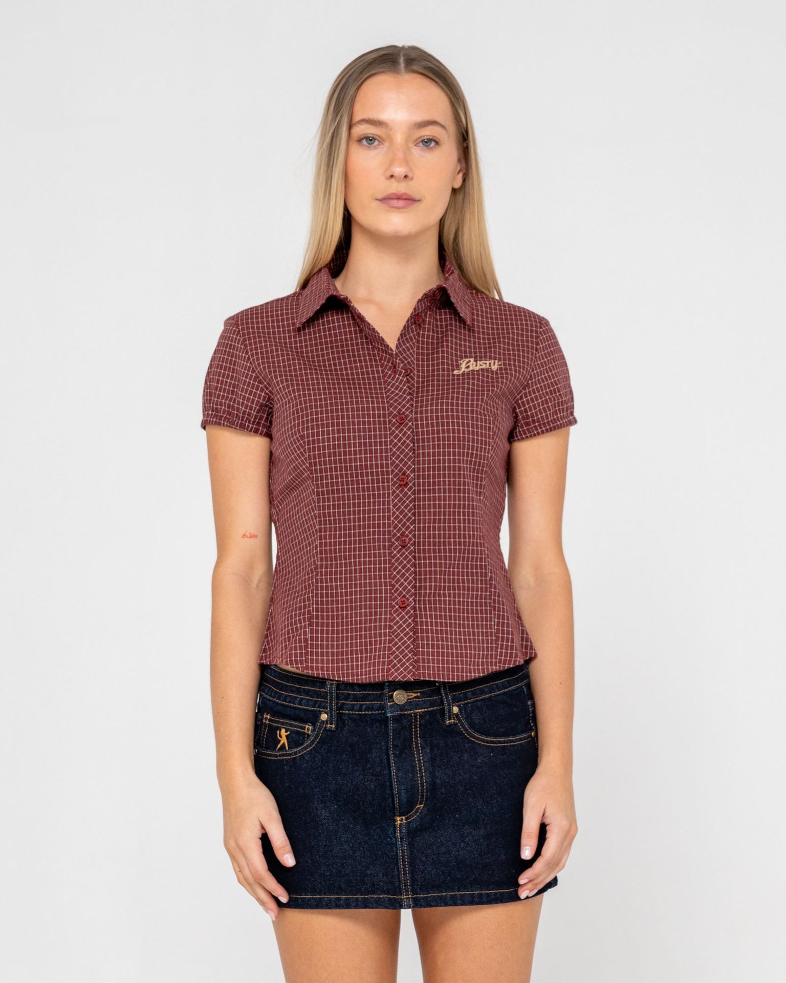 Missy May Check Shirt