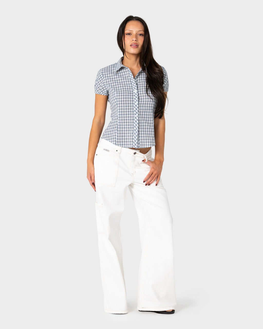 Missy May Check Shirt