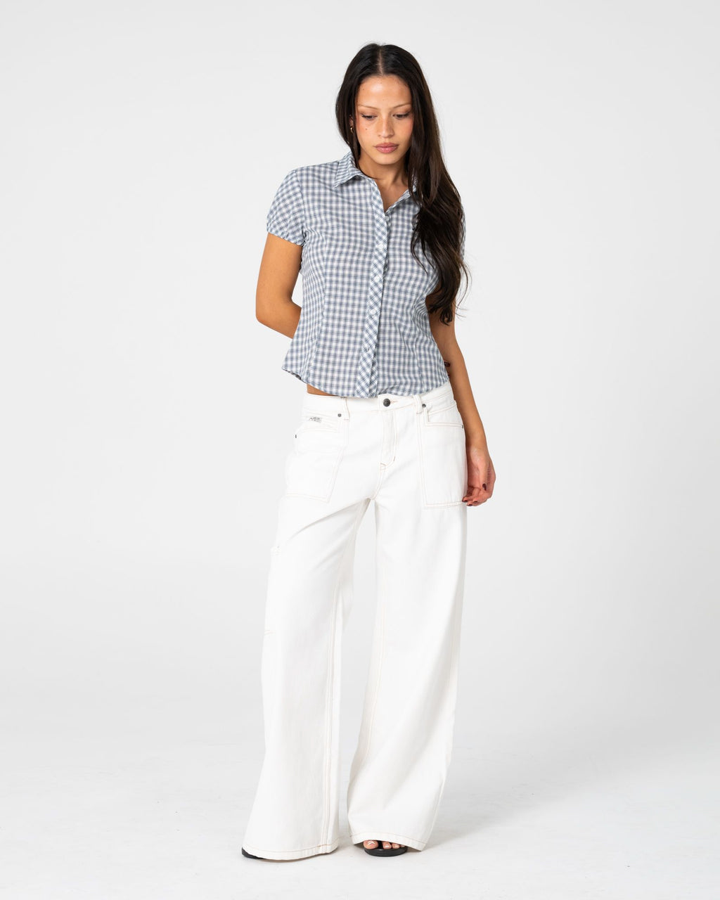 Missy May Check Shirt