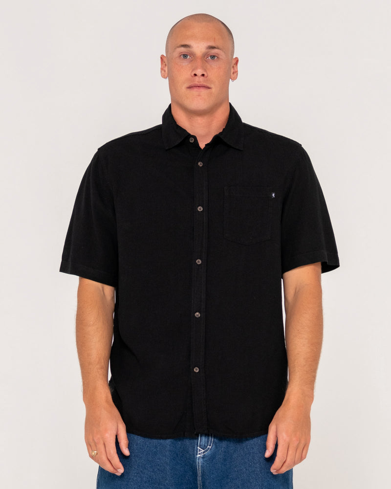 Overtone Short Sleeve Linen Shirt