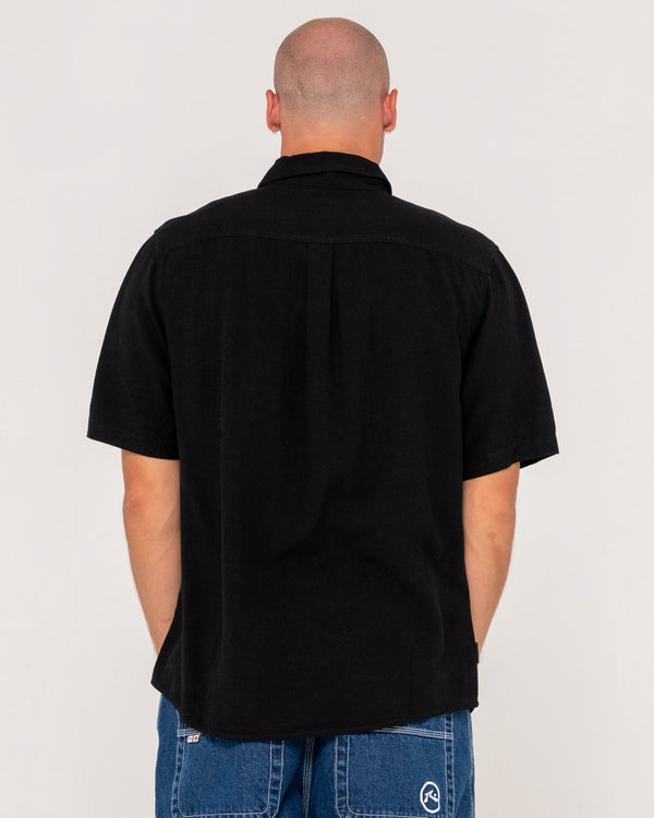 Overtone Short Sleeve Linen Shirt