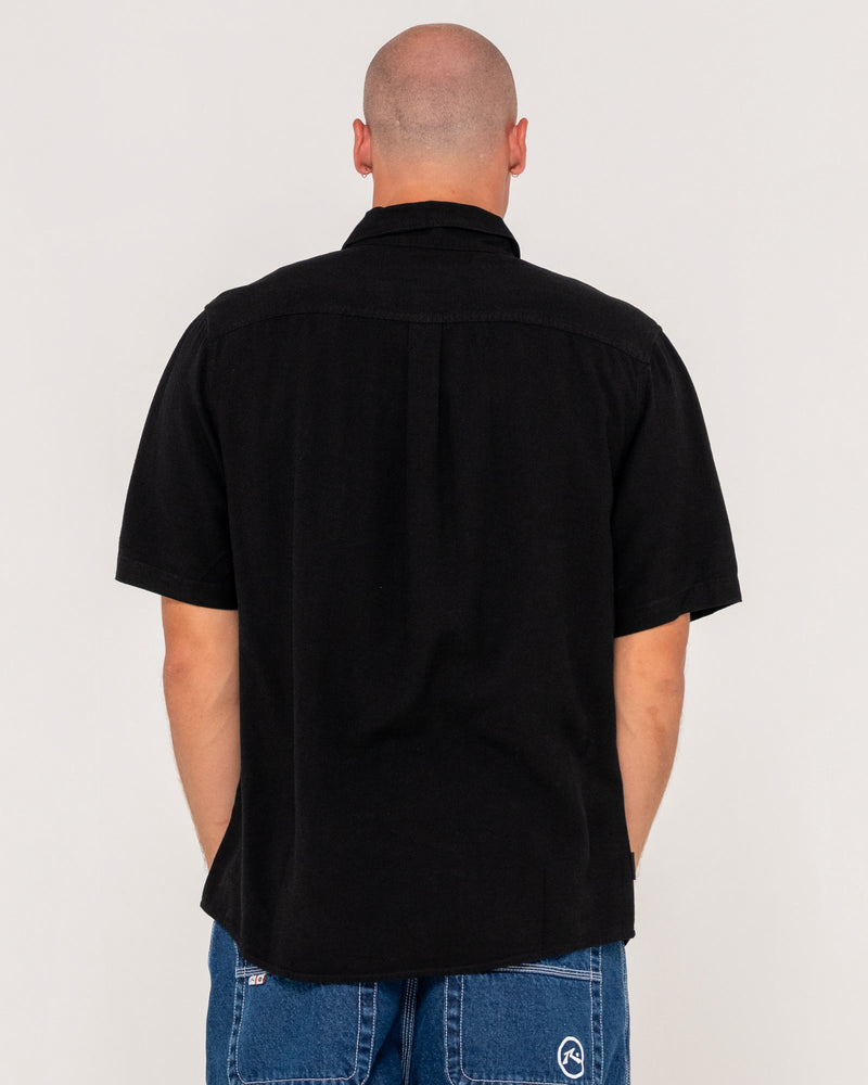 Overtone Short Sleeve Linen Shirt
