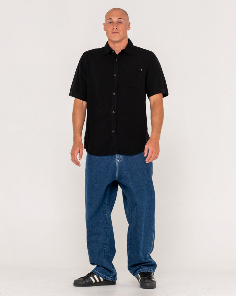 Overtone Short Sleeve Linen Shirt