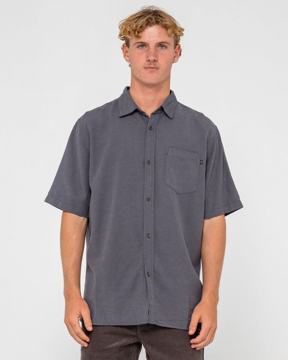 Overtone Short Sleeve Linen Shirt