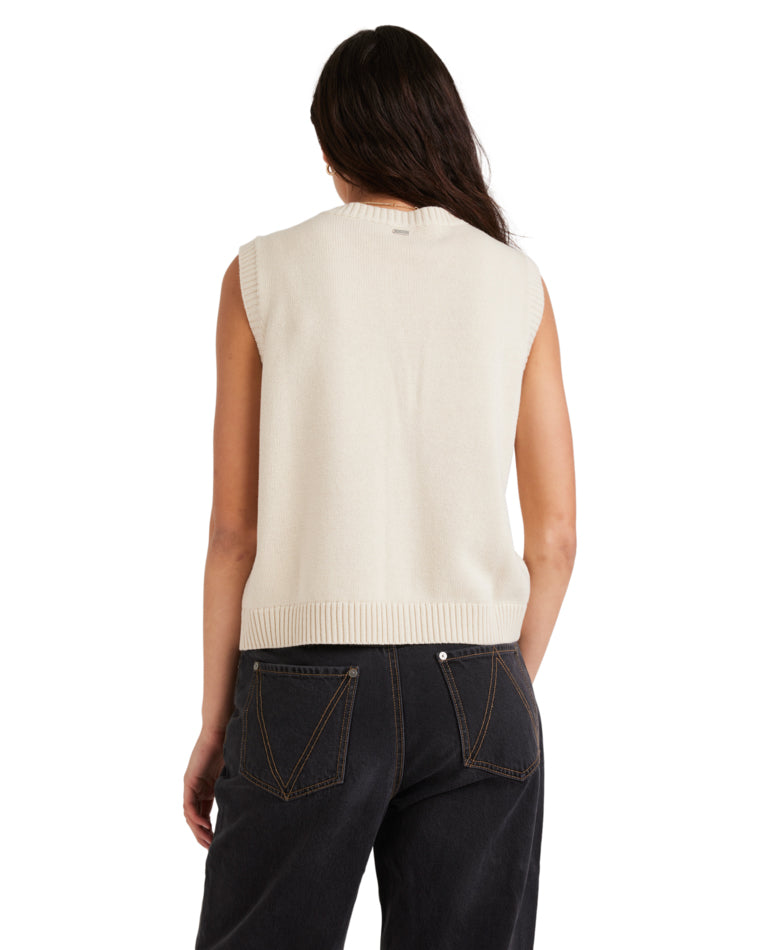 Button Thru Sweater Vest