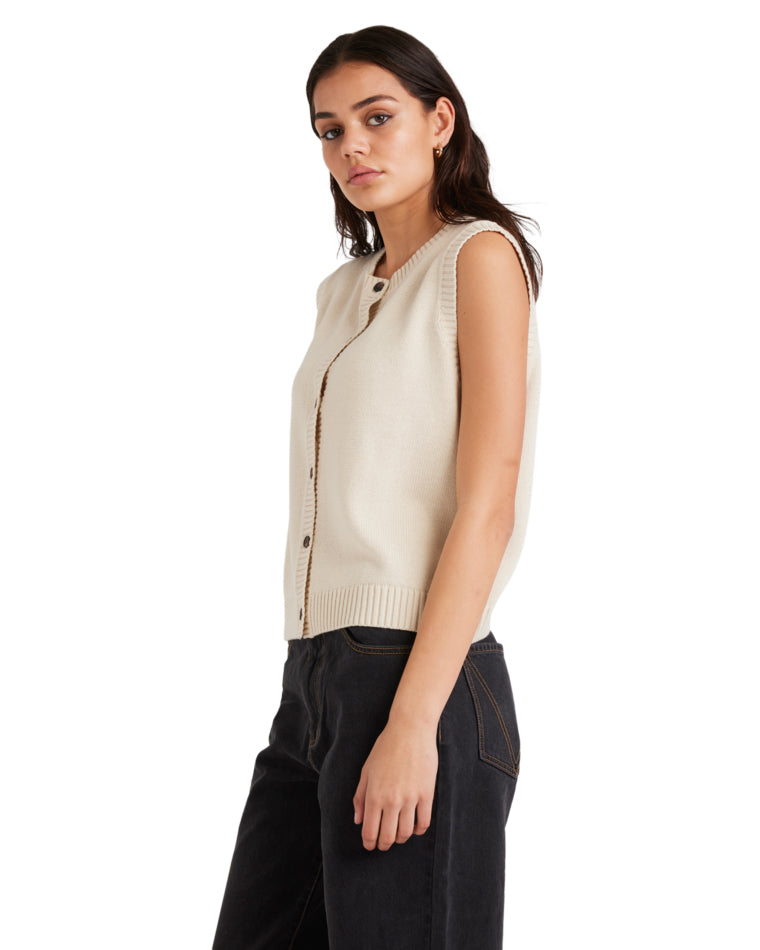Button Thru Sweater Vest
