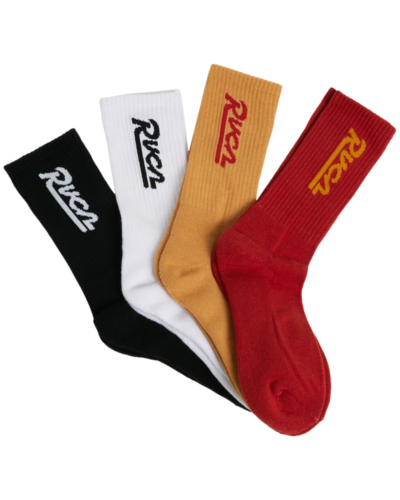 Rvca Seasonal Sock 4 Pack