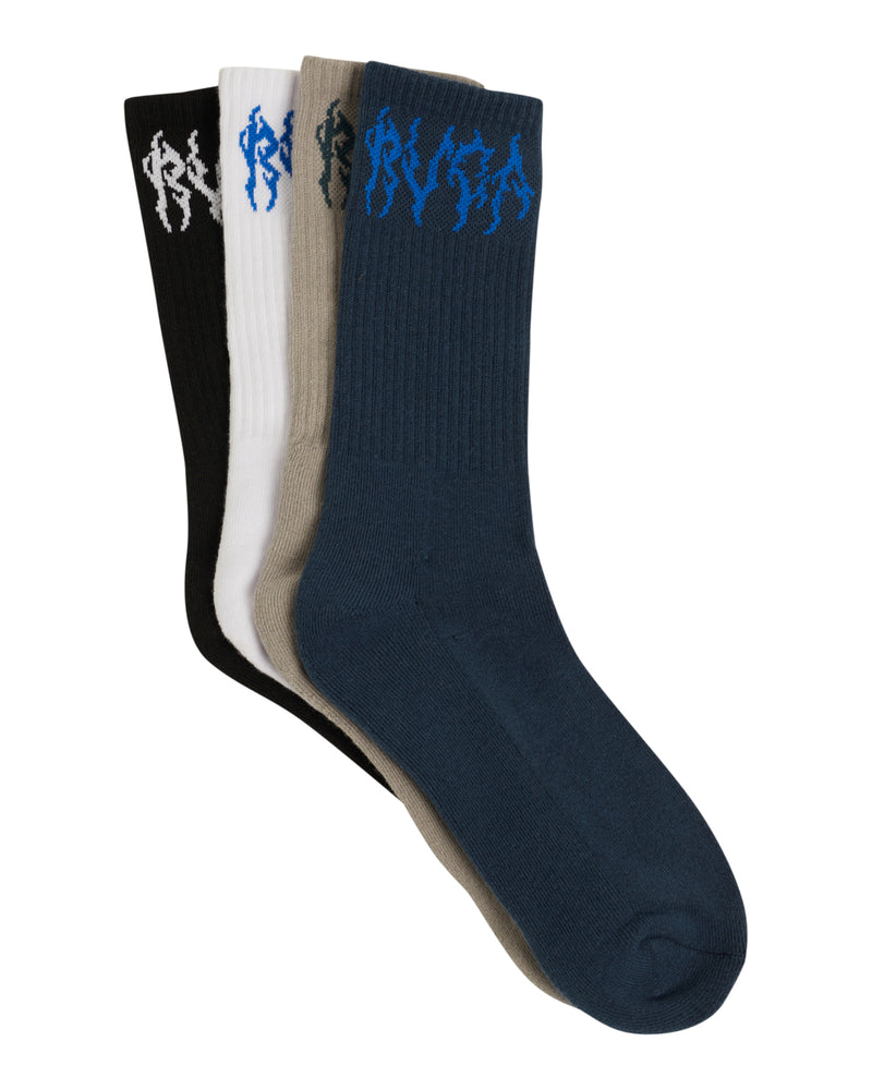 Rvca Seasonal Sock 4 Pack