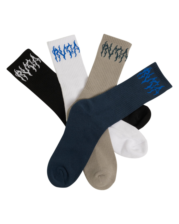 Rvca Seasonal Sock 4 Pack