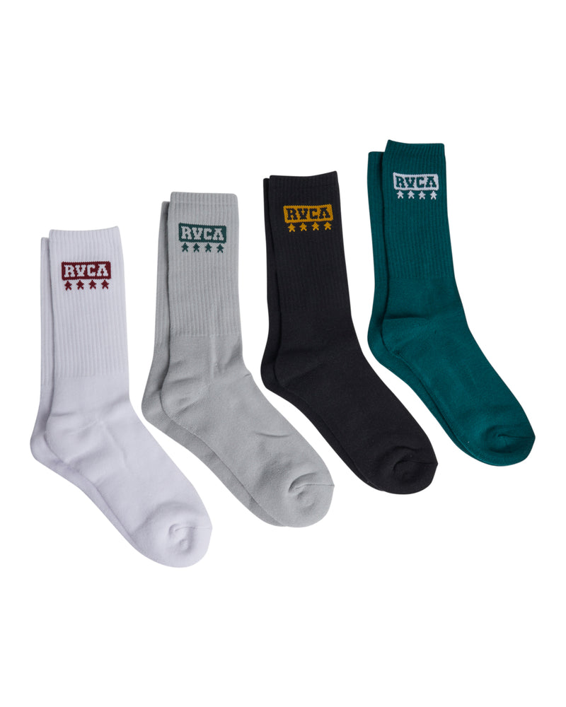 Rvca Seasonal Sock 4 Pack