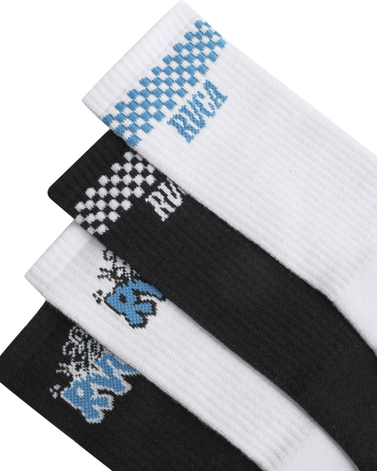Rvca Seasonal Sock 4 Pack